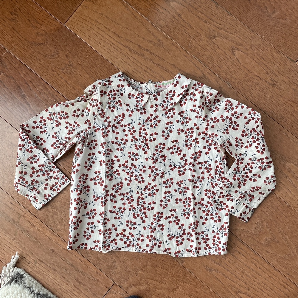 Bonpoint patterned cotton blouse